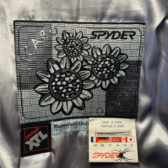 Spyder Tappen Picabo Street USA Thinsulate LiteLoft Ski Jacket Women… - Picture 15 of 16